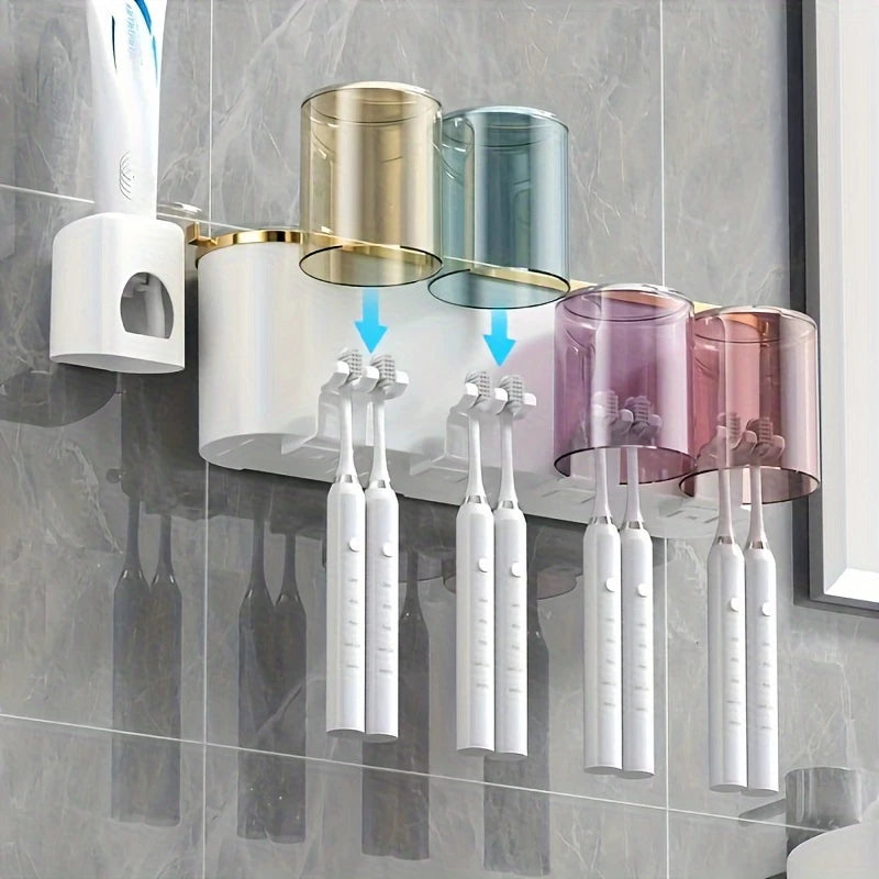Toothbrush Holder with Shelf