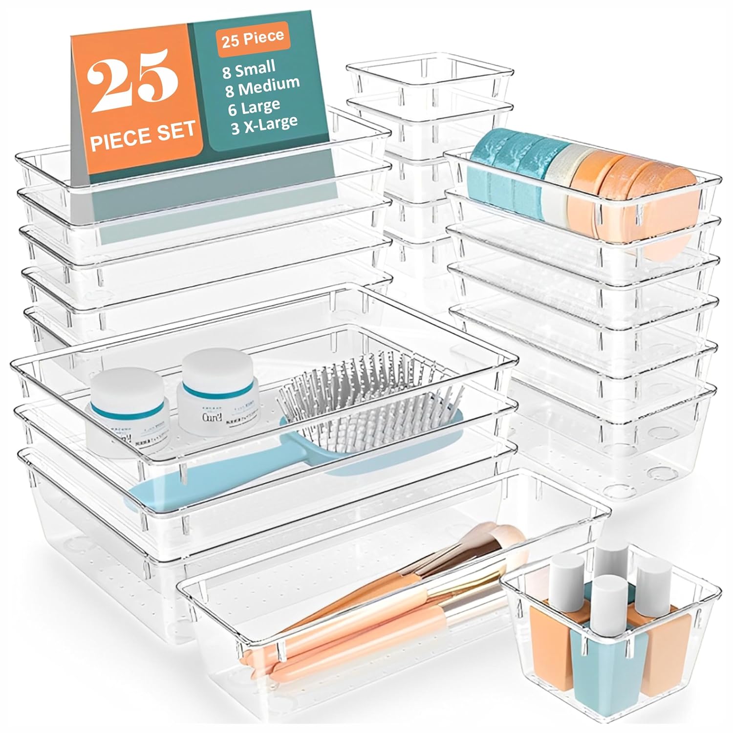 Acrylic Drawer Organizer Set - Premium Quality Guaranteed