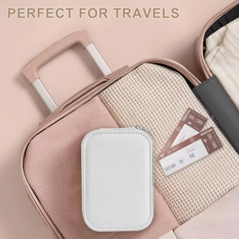 Portable Vanity Case - LED Makeup Mirror Box