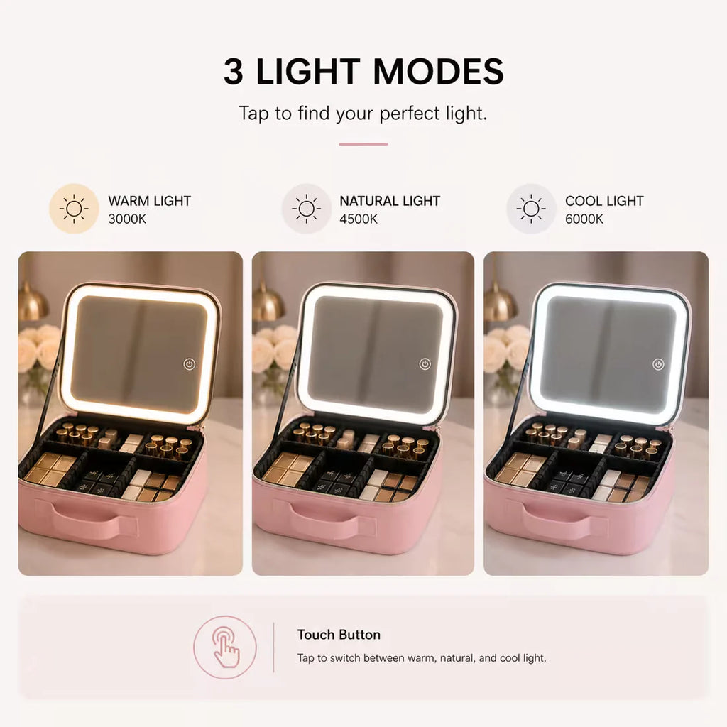 LuxeGlam - Luxury LED Vanity Case