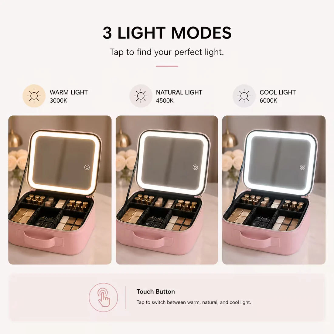 LuxeGlam - Luxury LED Vanity Case