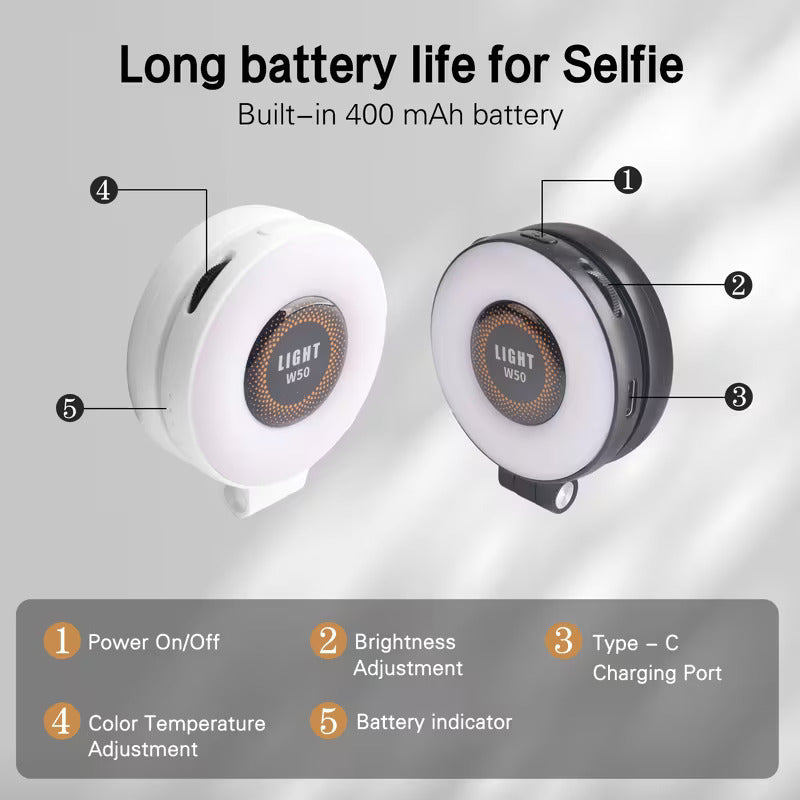 GlowSnap - Magnetic Selfie Light