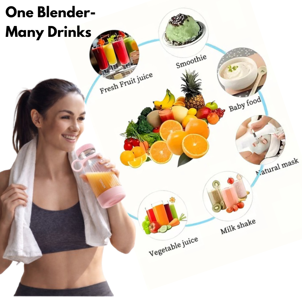 Blend Mate - Portable Blender with FREE Bottle Cleaner