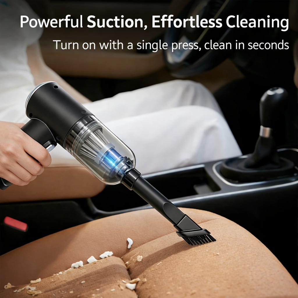 TurboClean - Powerful Car Vacuum Cleaner