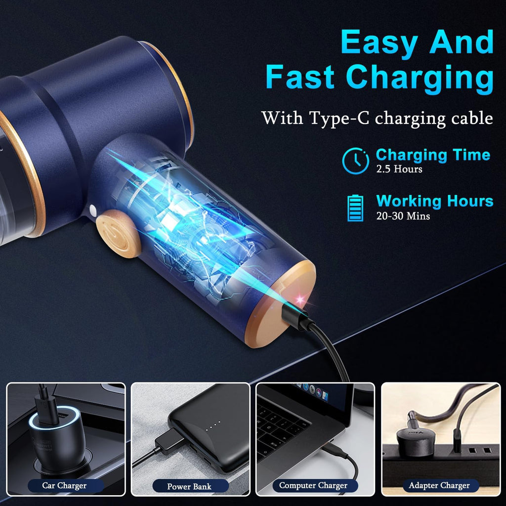 TurboClean - Powerful Car Vacuum Cleaner