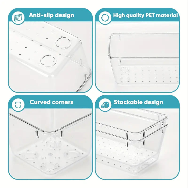 Acrylic Drawer Organizer Set - Premium Quality Guaranteed