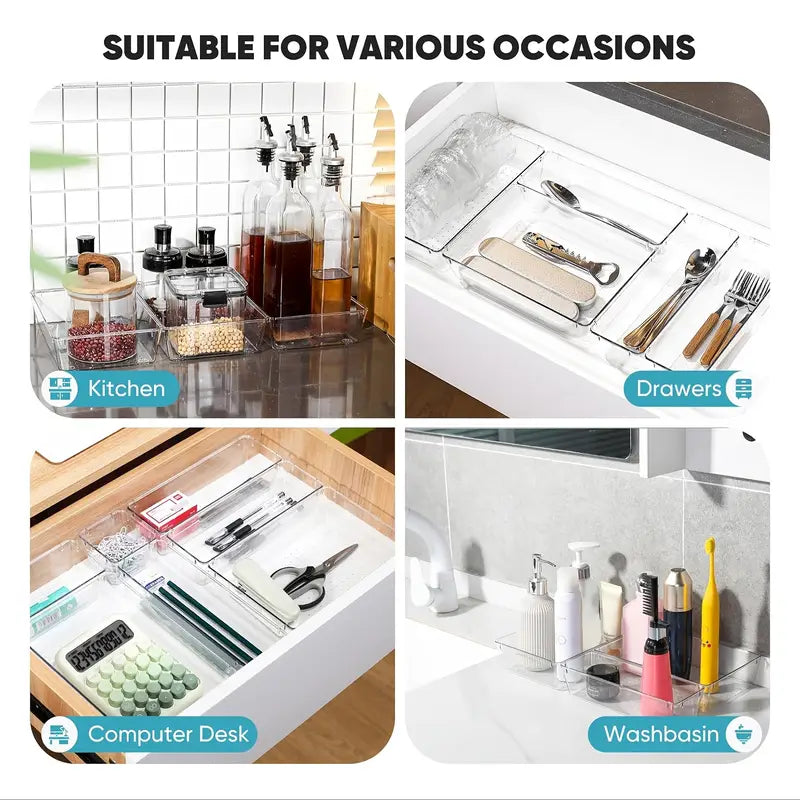 Acrylic Drawer Organizer Set - Premium Quality Guaranteed
