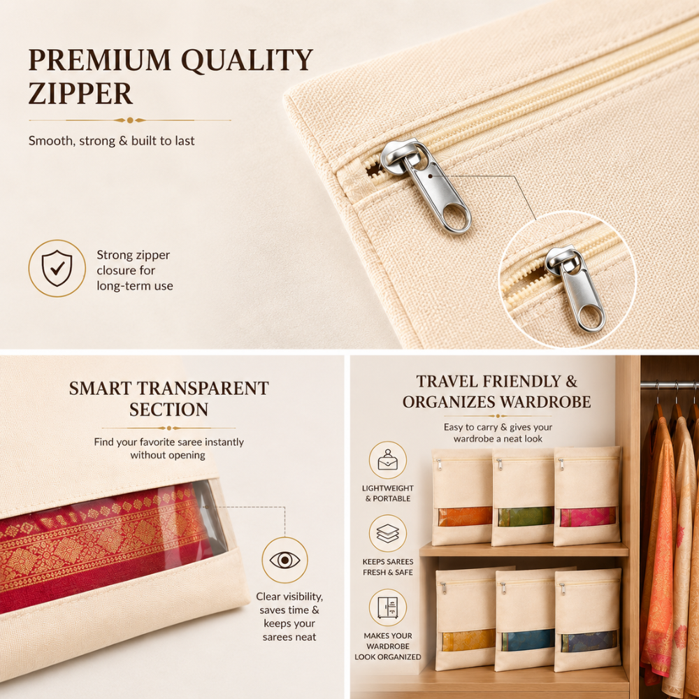 Premium Cotton Saree Covers