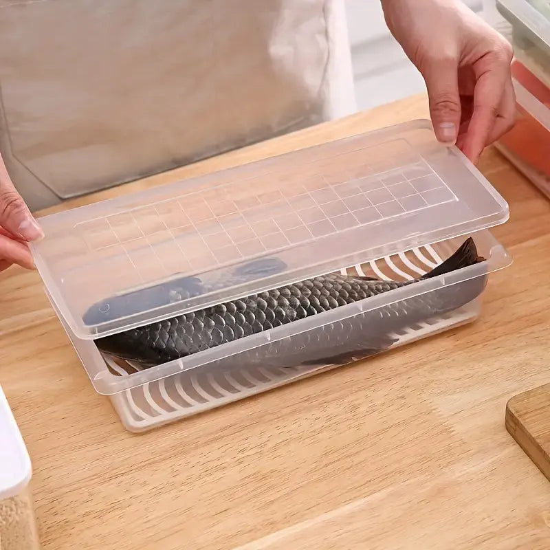 Fridge Organizer with Drain Plate