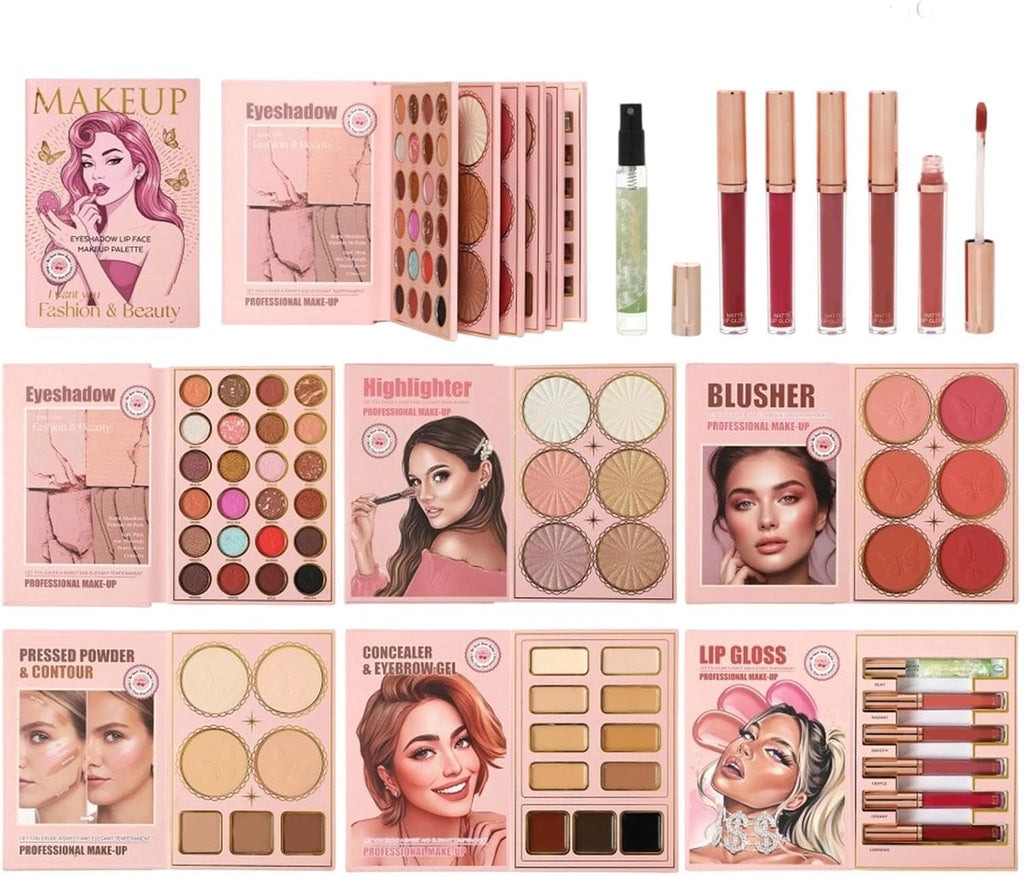 All in One Premium Makeup Book — Your Complete Beauty Collection ✨
