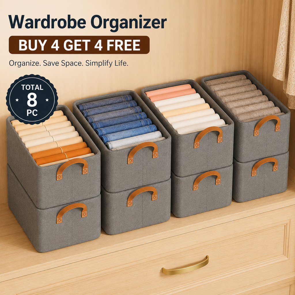 Foldable Wardrobe Organizer - Premium Quality Guaranteed