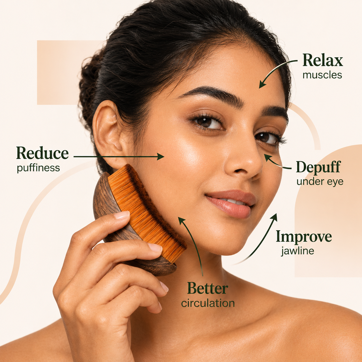 Lymphatic Gua Sha Brush