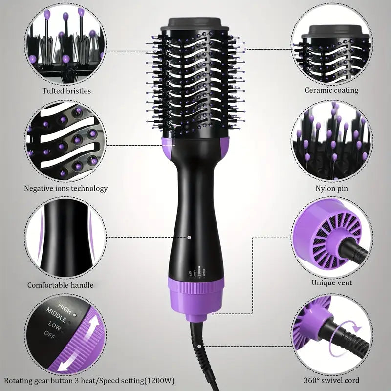 2-in-1 Hot Air Brush - Premium Quality Guaranteed
