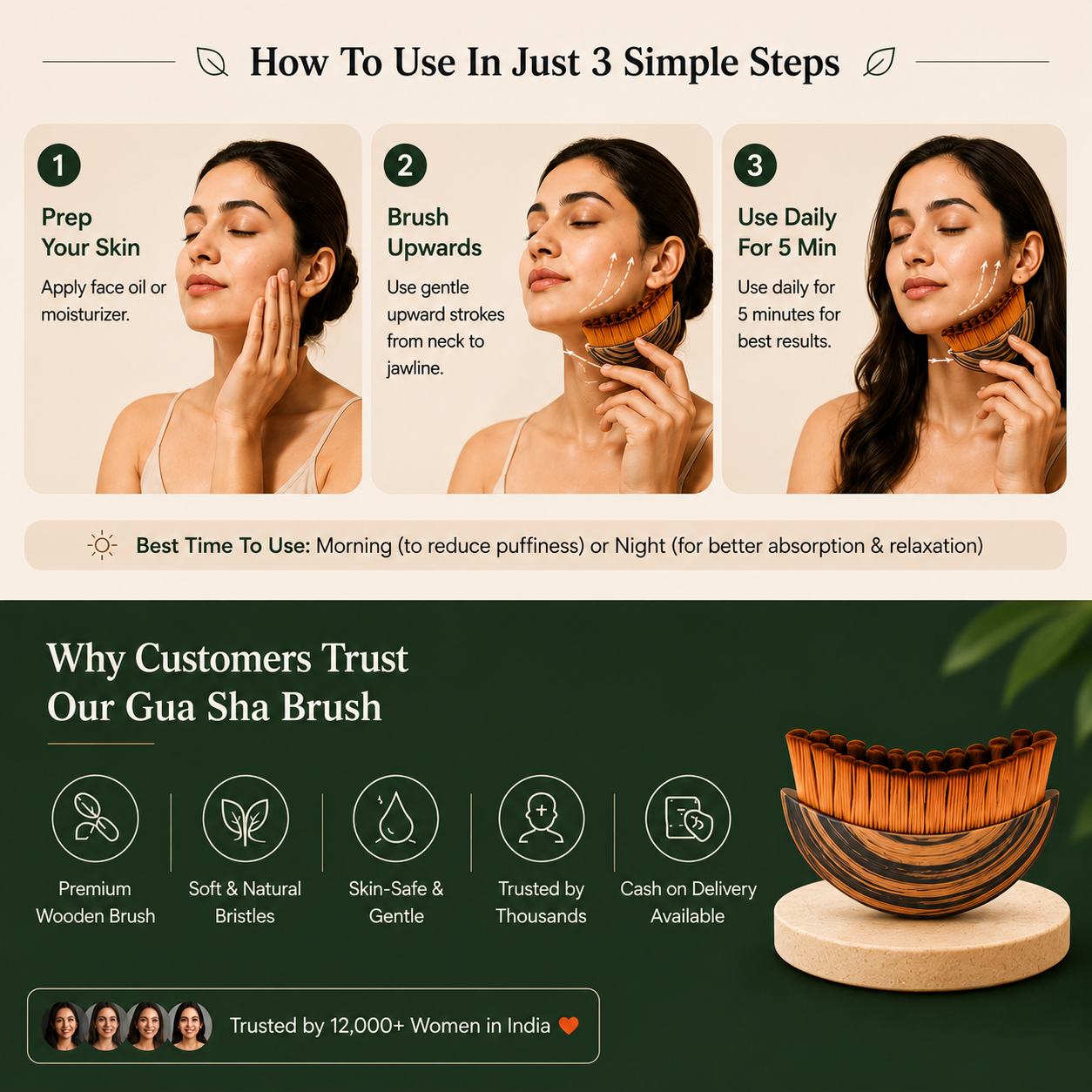 Lymphatic Gua Sha Brush