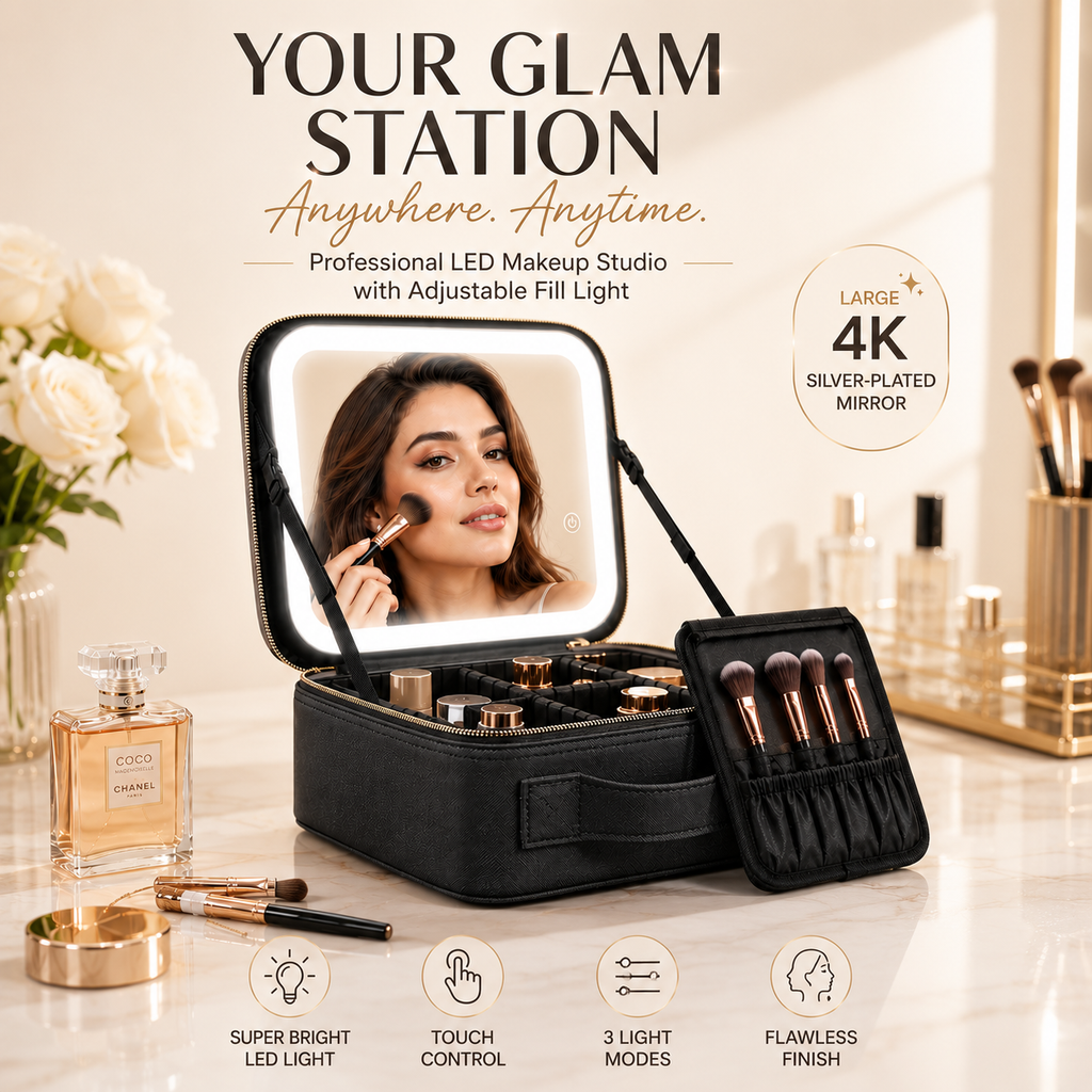 LuxeGlam - Luxury LED Vanity Case