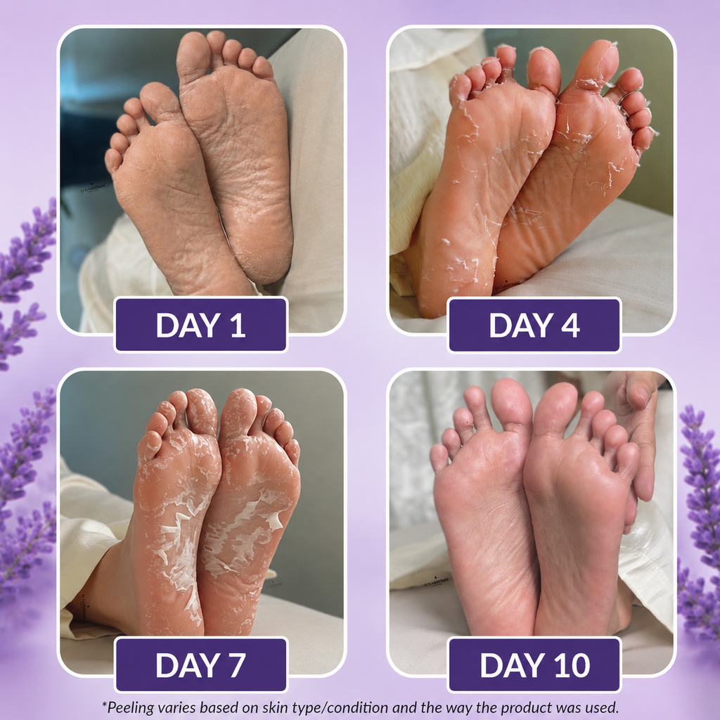 Korean Peeling & Exfoliating Foot Mask for Baby Soft Feet