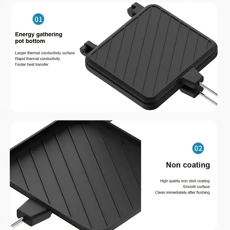 Non Stick Toaster with Handle