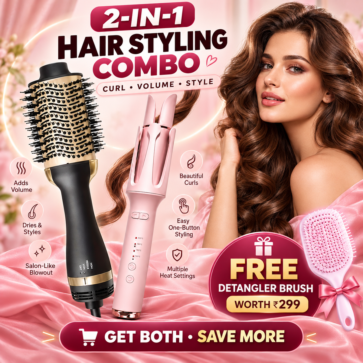 Automatic Hair Curler – Salon Style Curls in Minutes