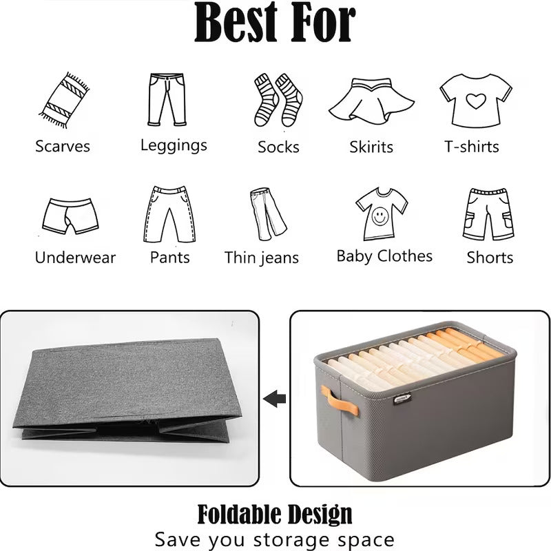 Foldable Wardrobe Organizer - Premium Quality Guaranteed